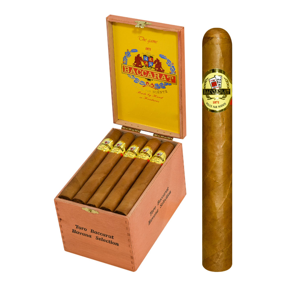 Baccarat 1871 Dolce Far Niente single vitola and cedar presentation box