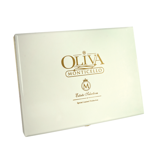 Oliva Monticello Reserva Limitada white lacquer box