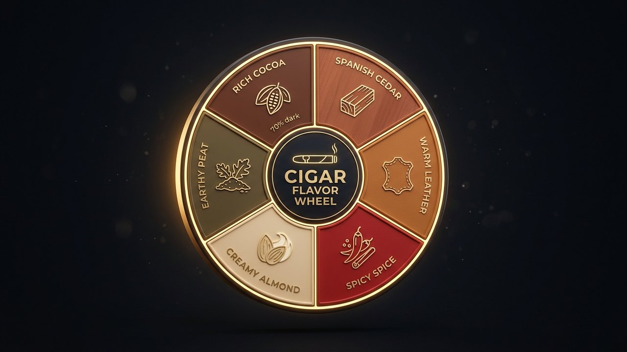Cigar Flavor Wheel Tasting Notes